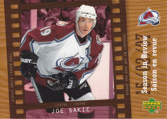 2007-08 McDonald's Upper Deck Season in Review #SR6 Joe Sakic